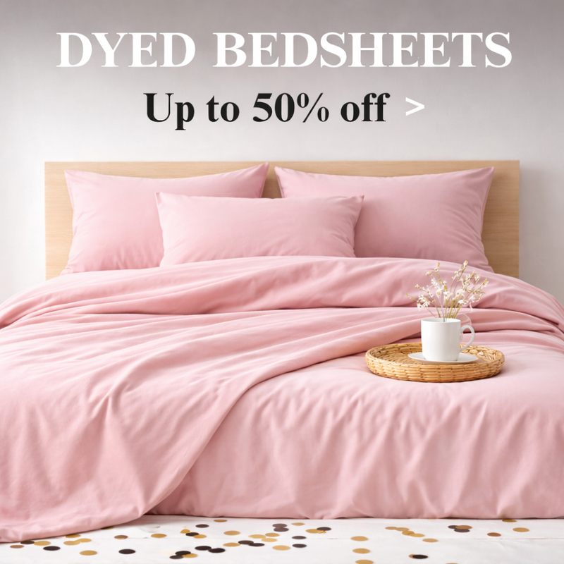 Flat Dyed Bedsheet