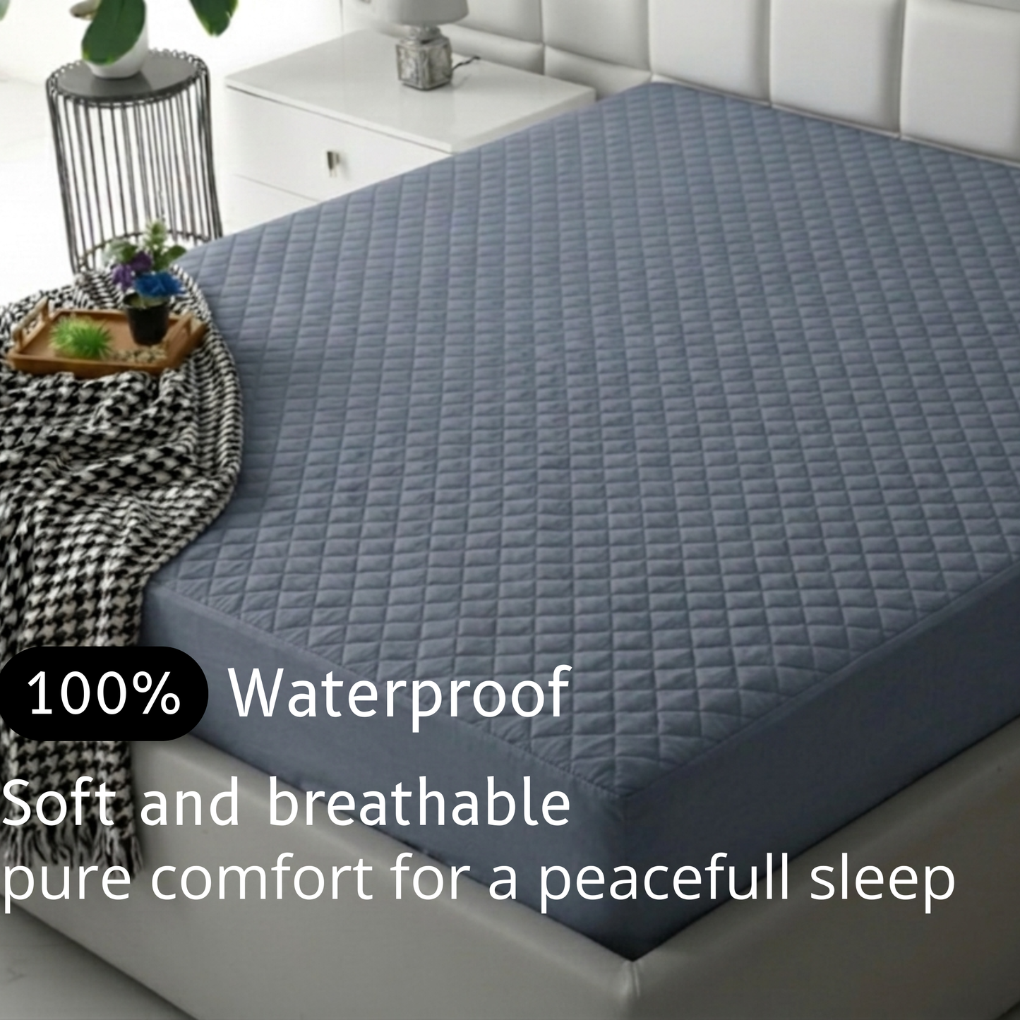 Mattress Protector - Artic steel ( same coloured box )