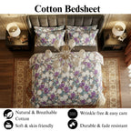 Violet Garden - Flat Print Bedsheet