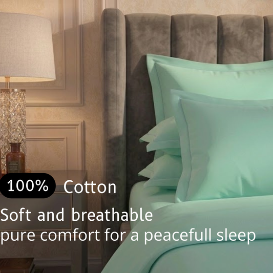 Seafoam Mist  - Flat Dyed Bedsheet