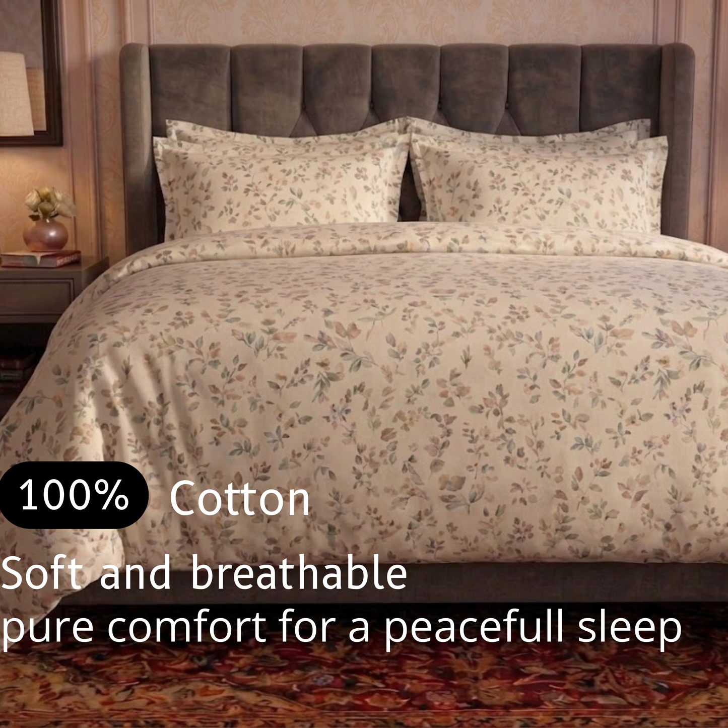 Forest Forage - Flat Print Bedsheet