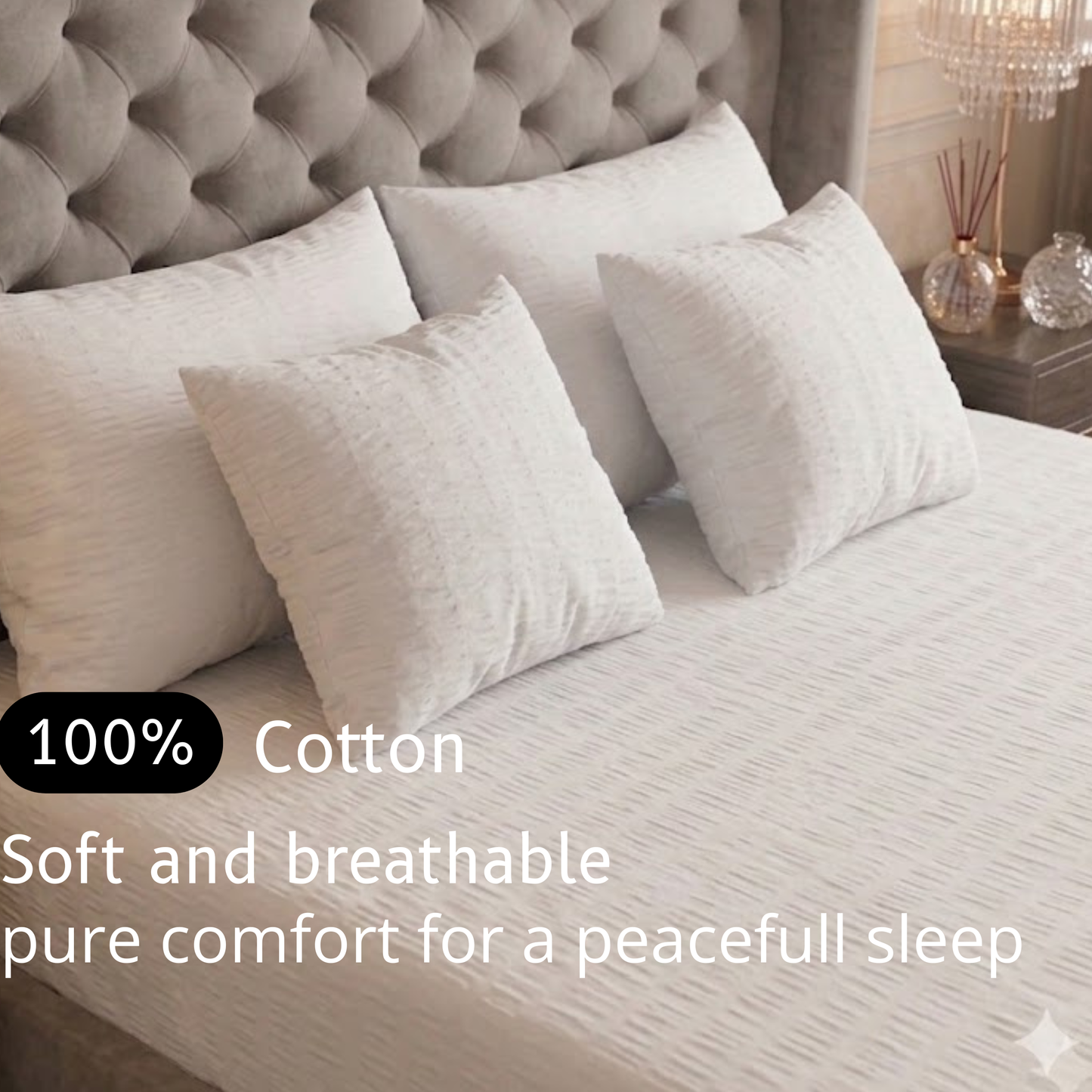 Snow Luxe - Cotton Duvet Set - 6pcs
