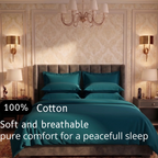 Ocean Depths  - Flat dyed Bedsheet