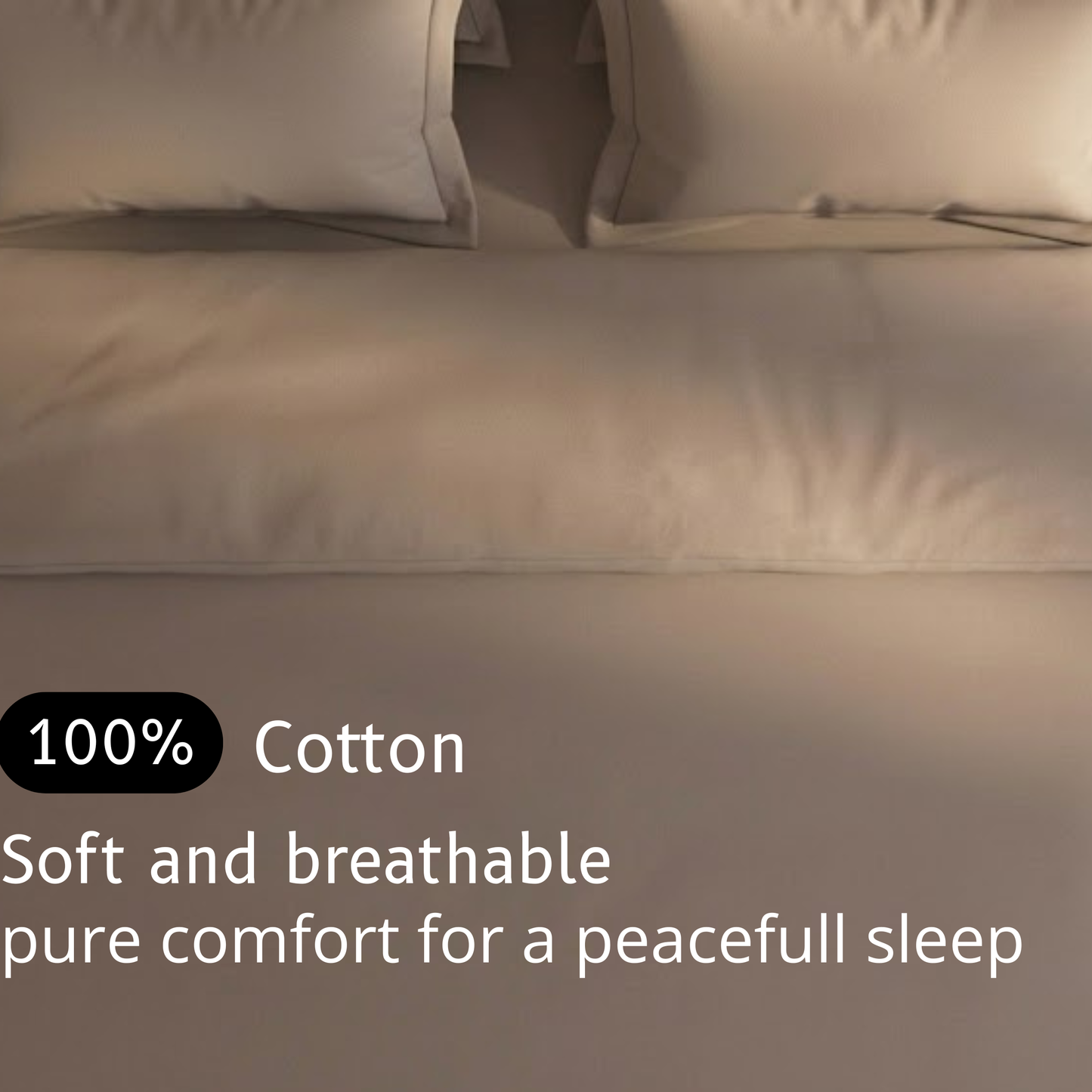 Desert Sand - Flat Dyed Bedsheet