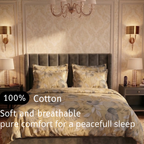 Autumn Serenity - Flat Print Bedsheet