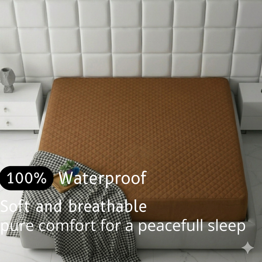 Mattress Protector - Royal Camel ( same coloured box )