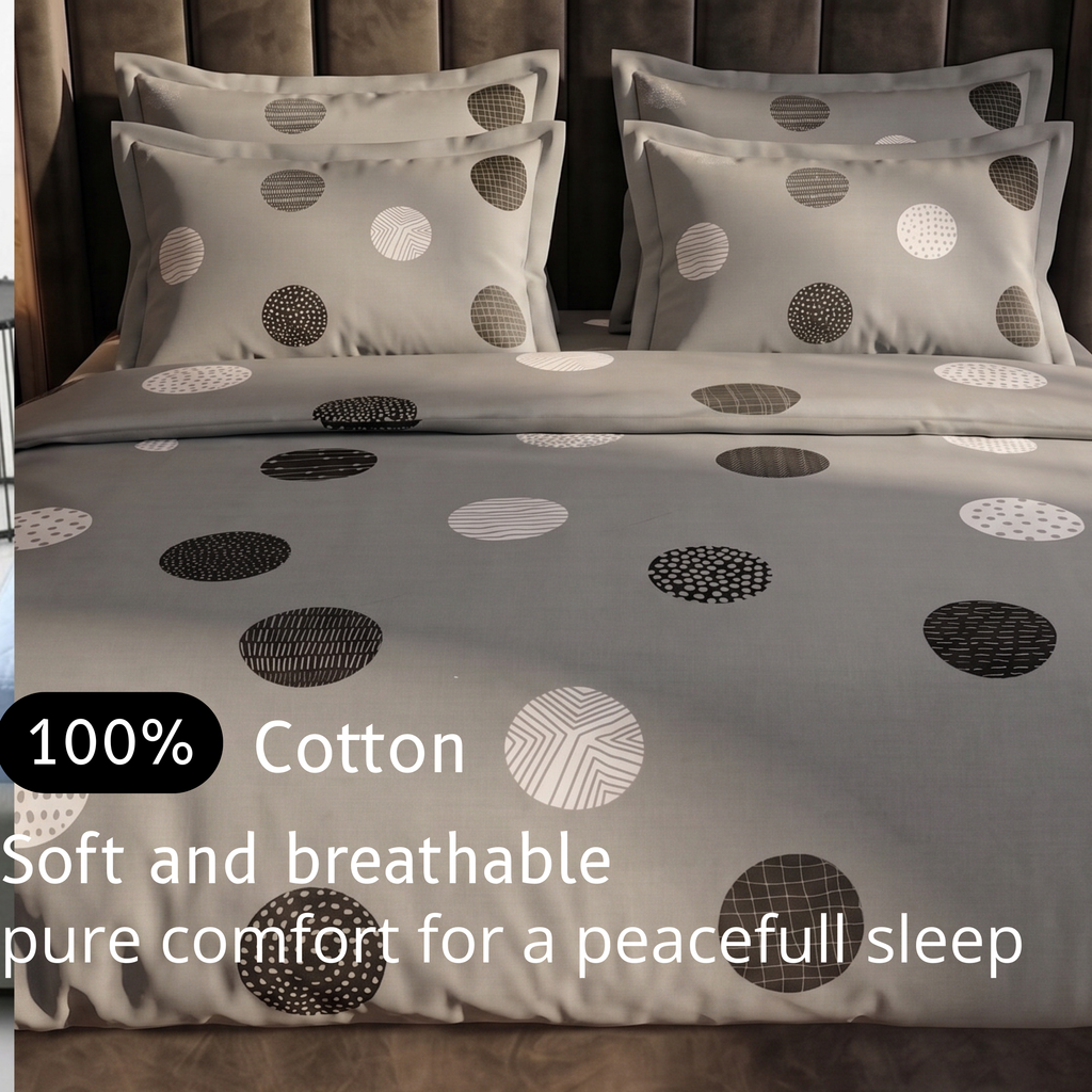 Lunar Phases - Flat Print Bedsheet