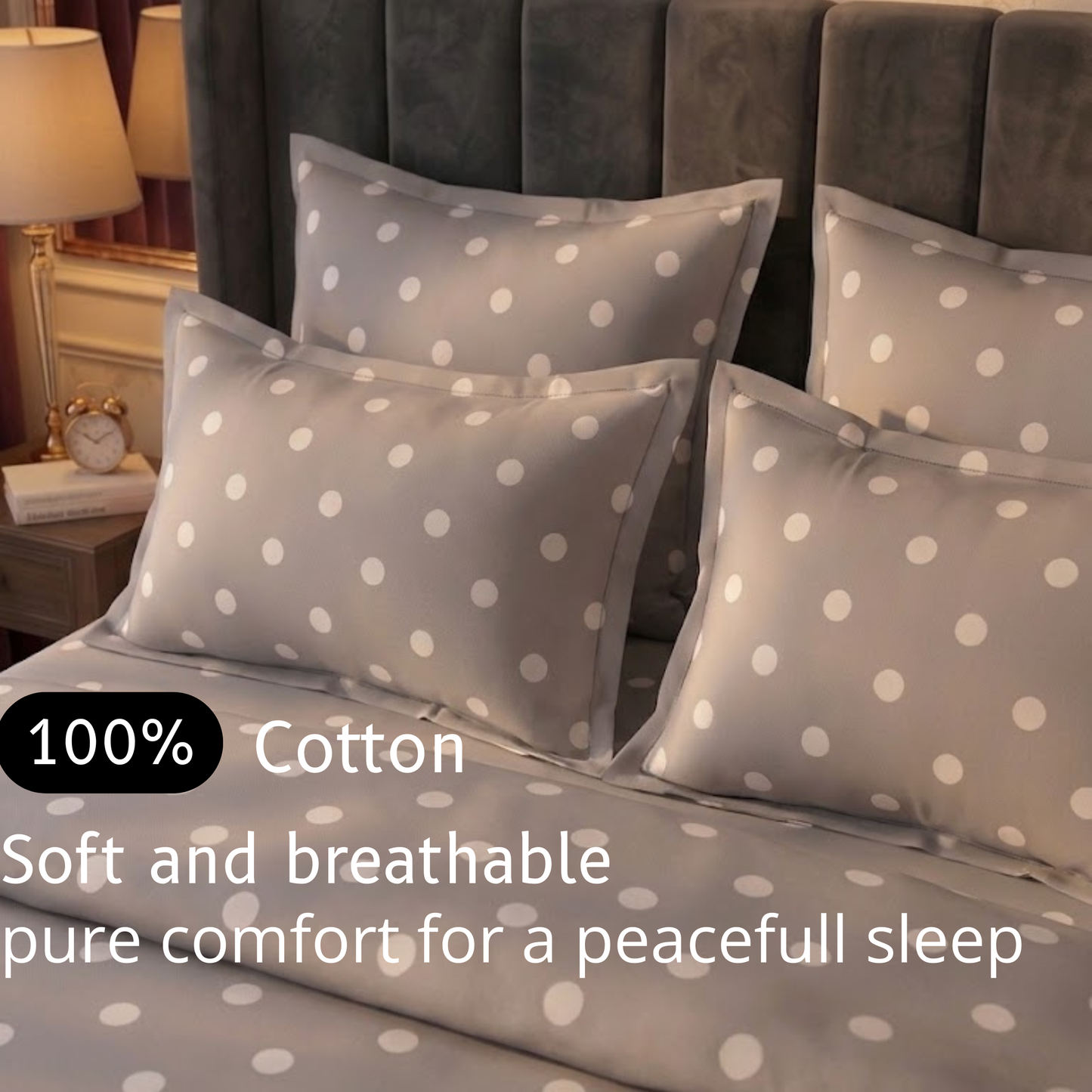 Polka Dot Parlor - Flat Print Bedsheet