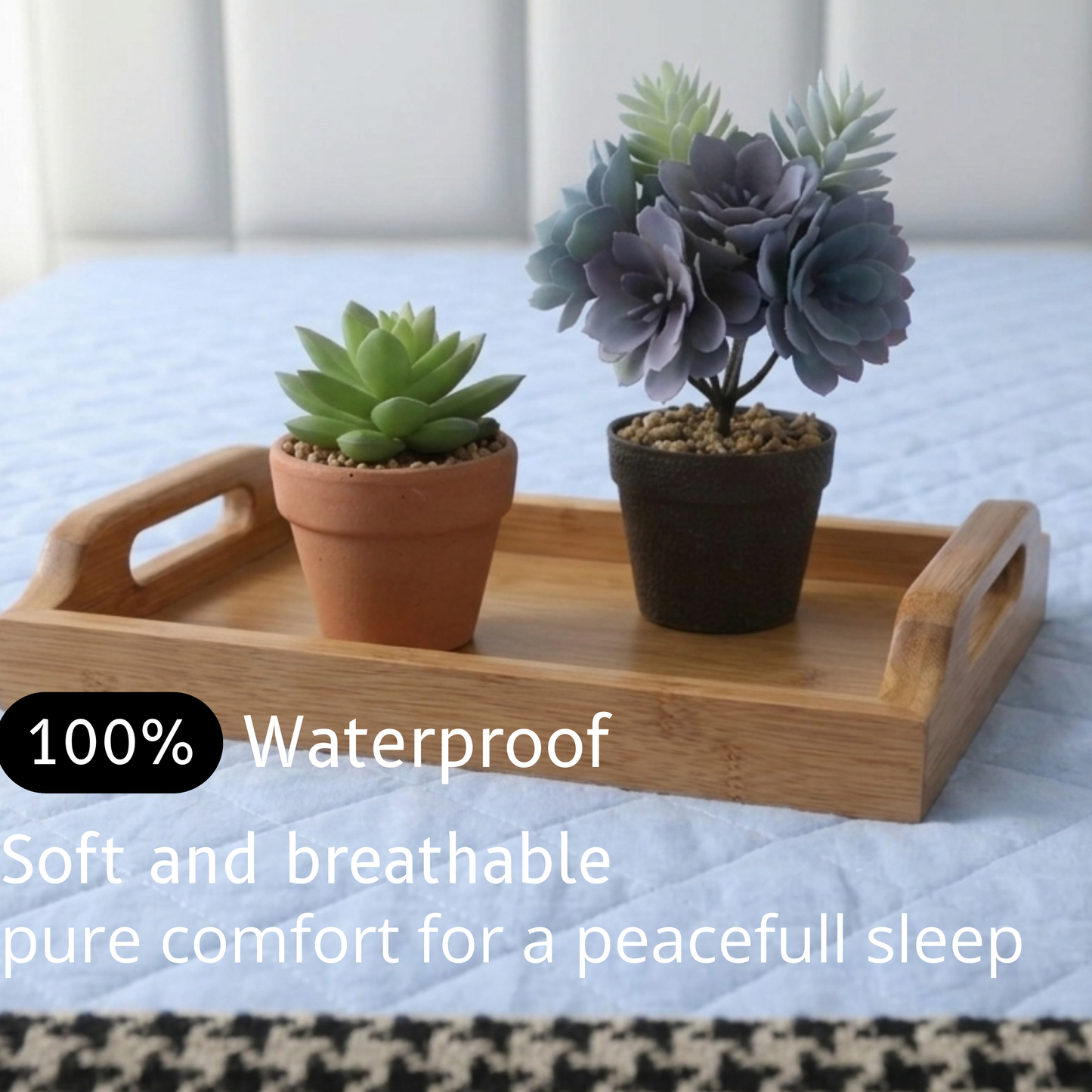 Mattress Protector - Soft ocean