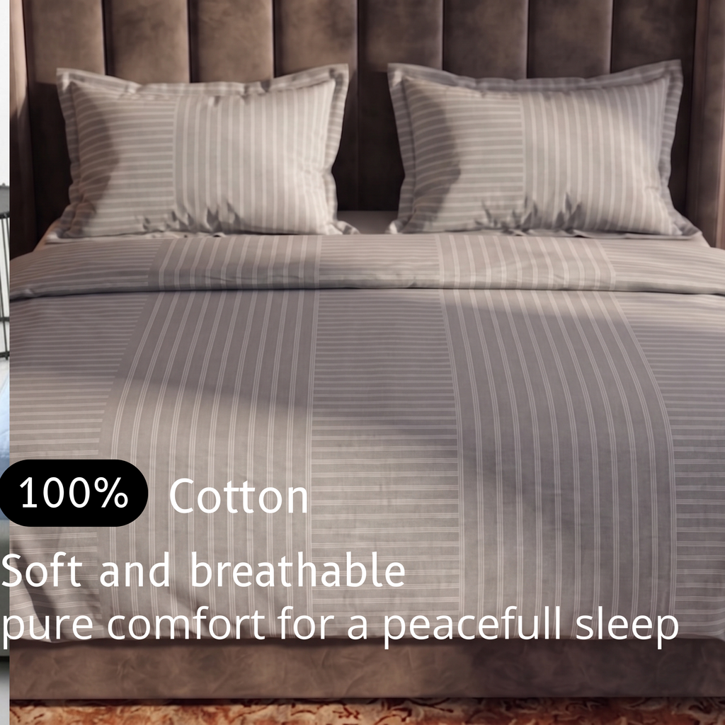 Linear Edge - Flat Print Bedsheet