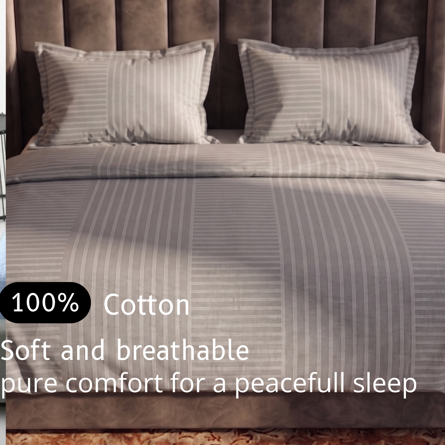 Linear Edge - Flat Print Bedsheet
