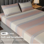 Pastel Stripes - Fitted Solid Bedsheet