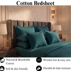 Ocean Depths  - Flat dyed Bedsheet
