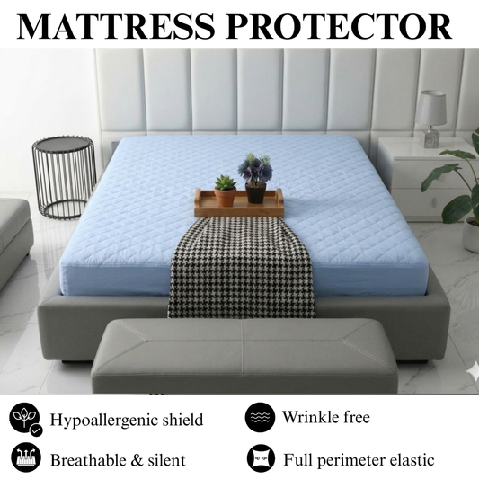 Mattress Protector - Soft ocean ( same coloured box )