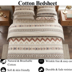 Nomad Lines - Flat Print Bedsheet