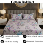 Lavender Bloom - Fitted Print Bedsheet