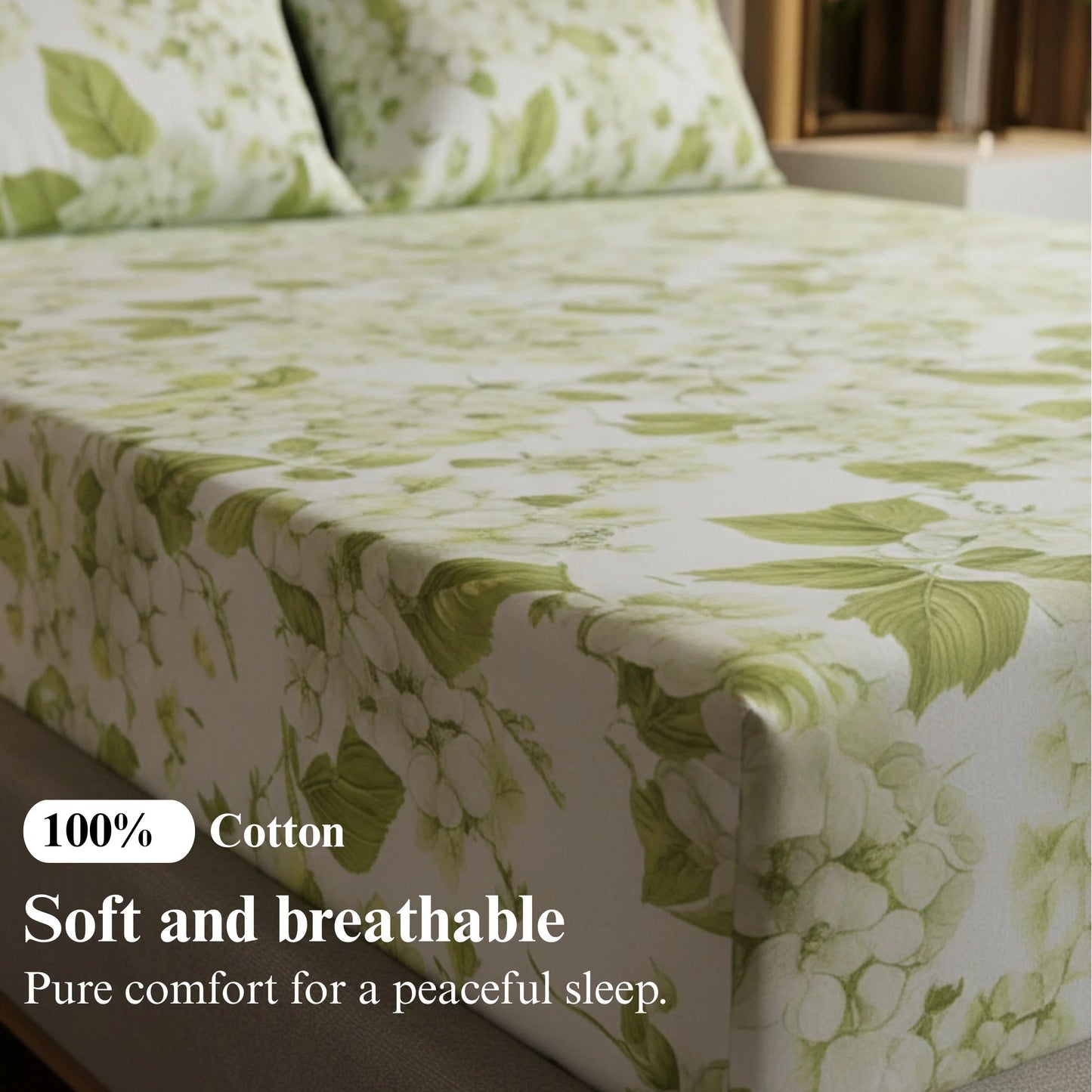 Garden Fresh - Fitted Print Bedsheet