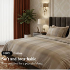 Golden Check - Flat Solid Bedsheet