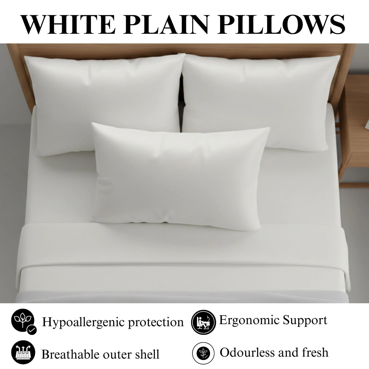 White Plain Pillow