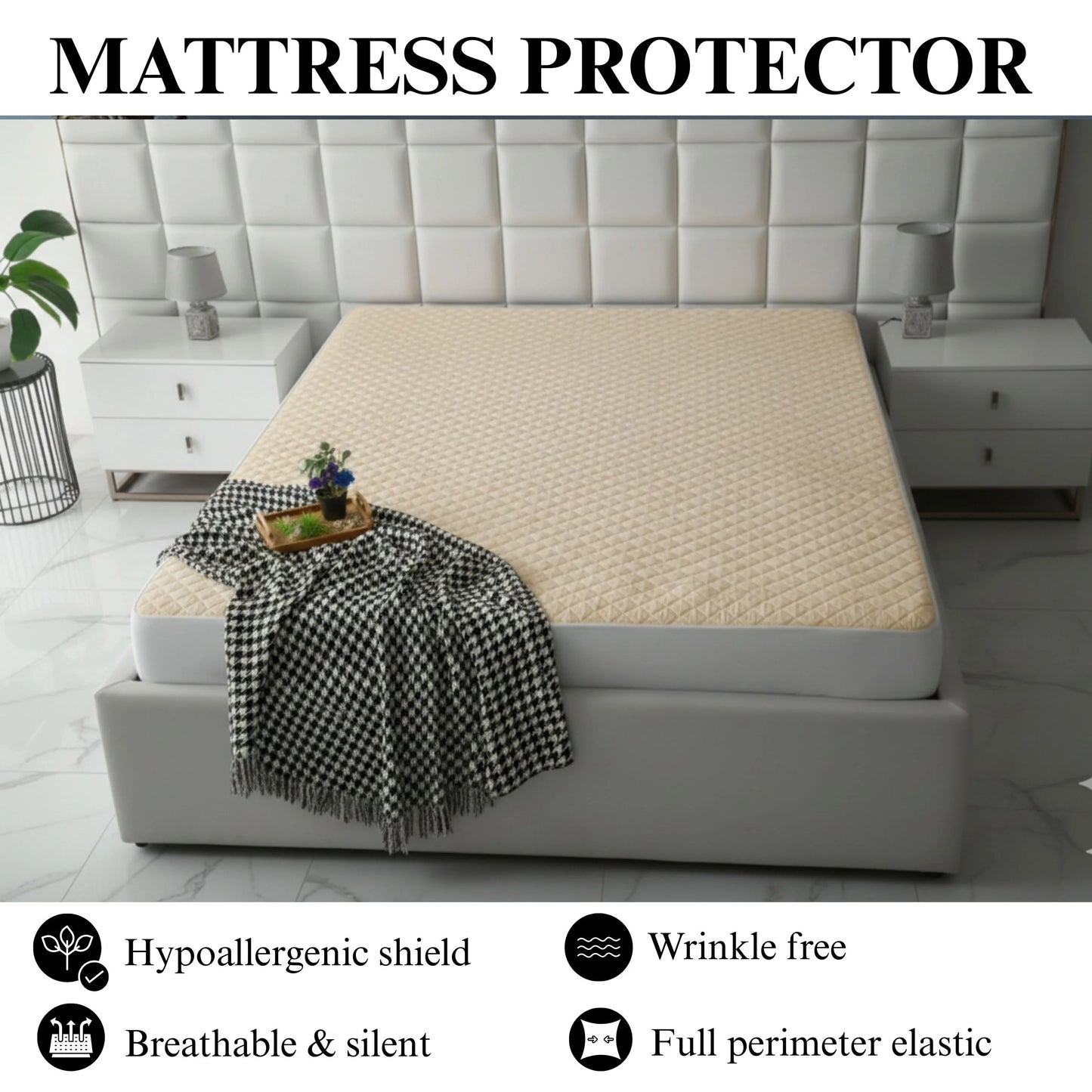 Mattress Protector - Golden Birch