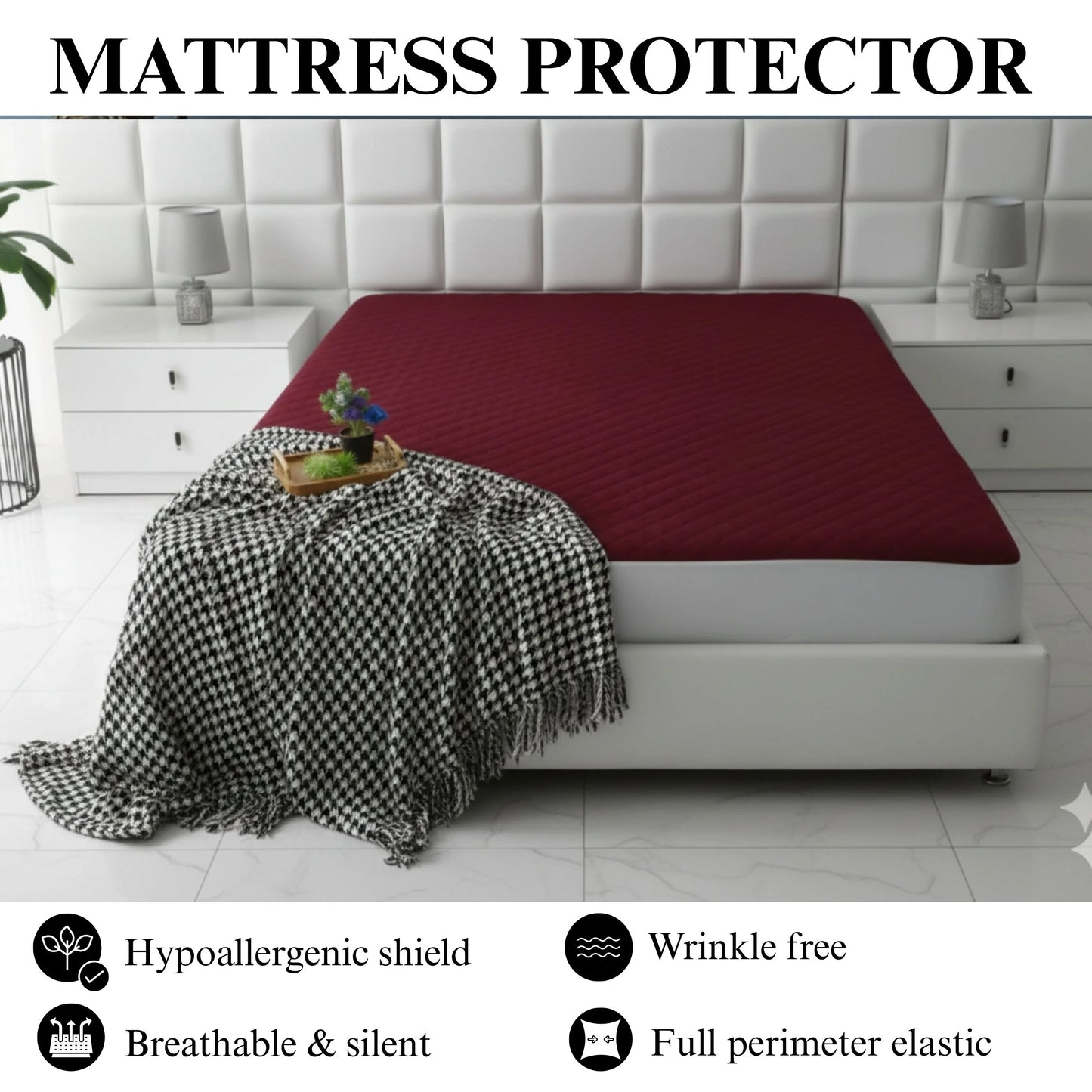 Mattress Protector - Majestic Wine