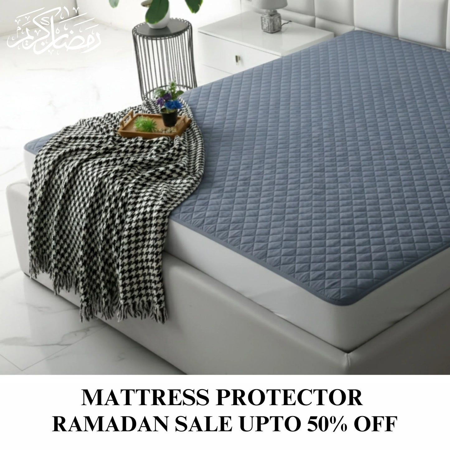 Mattress Protector - Arctic Steel