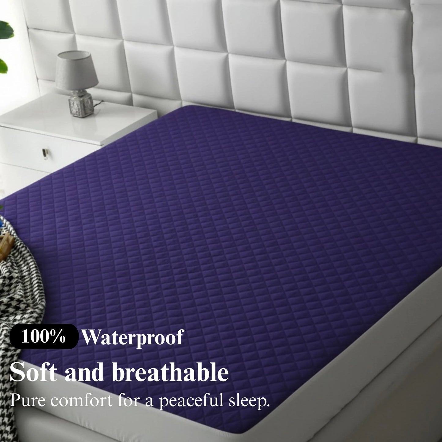 Mattress Protector - Imperial Plum