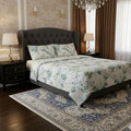 Blue Hydrangea - Flat Print Bedsheet