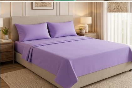 Imperial Amethyst - Dyed Flat Bedsheet