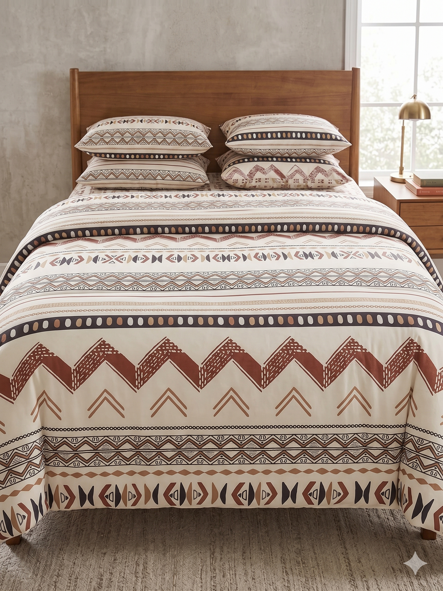 Nomad Lines - Flat Print Bedsheet