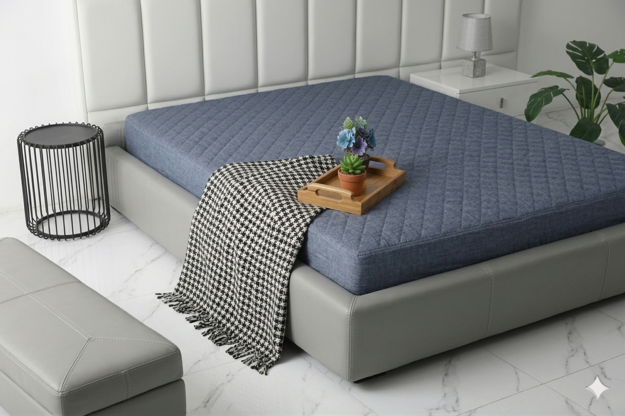 Mattress Protector - Artic steel ( same coloured box )