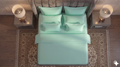 Seafoam Mist  - Flat Dyed Bedsheet