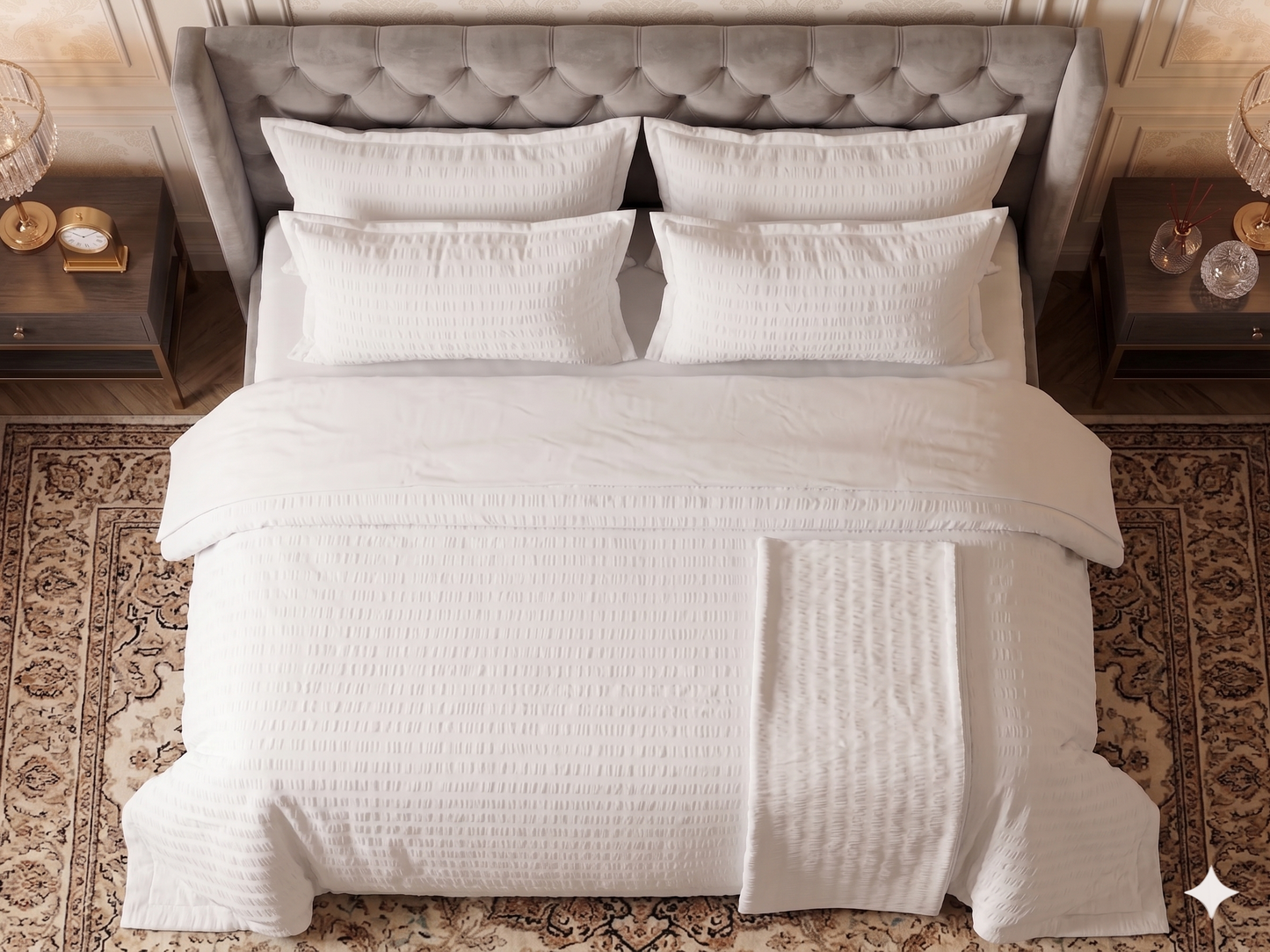 Snow Luxe - Cotton Duvet Set - 6pcs