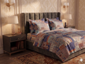 Royal Courtyard  - Flat Print Bedsheet