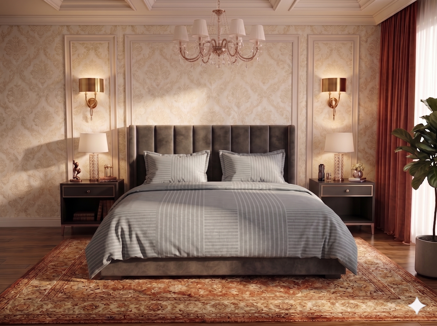 Linear Edge - Flat Print Bedsheet