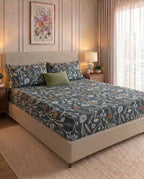 Wildflower Dusk - Fitted Print Bedsheet