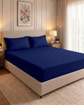Slate Ink –- Dyed Fitted Bedsheet