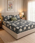 Dusk Leaf - Fitted Print Bedsheet