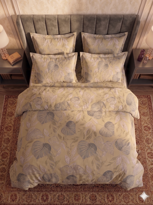 Autumn Serenity - Flat Print Bedsheet