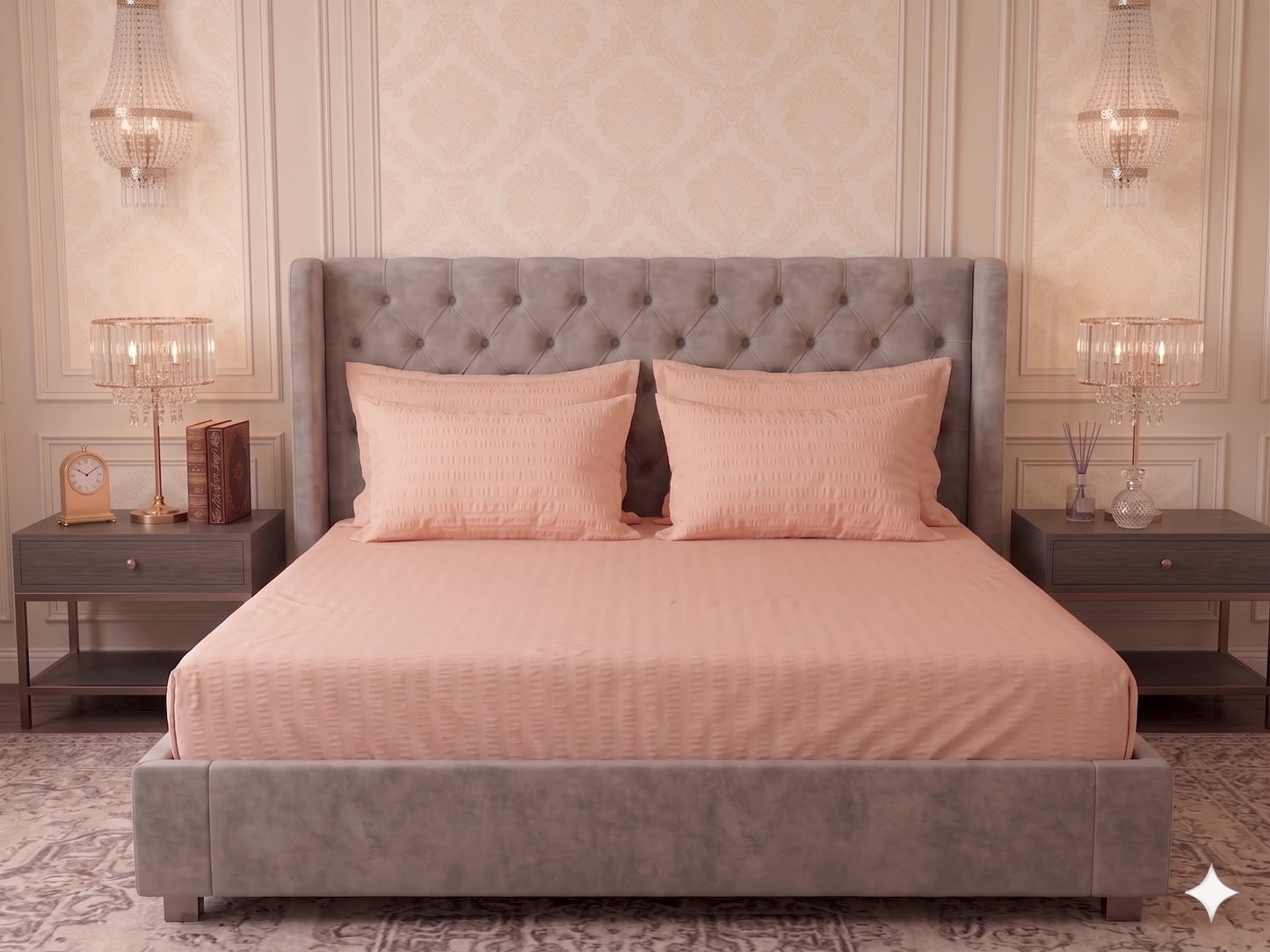 Ballet Blush - Cotton Duvet Set - 6pcs