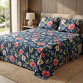 Sunset Tide - Flat Print Bedsheet