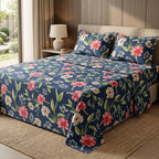 Sunset Tide - Flat Print Bedsheet