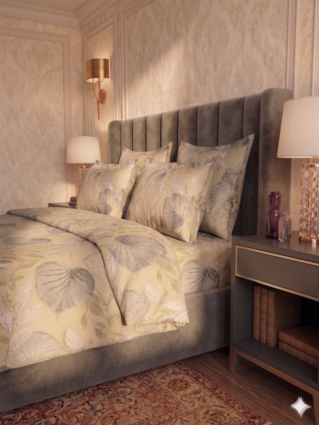 Autumn Serenity - Flat Print Bedsheet