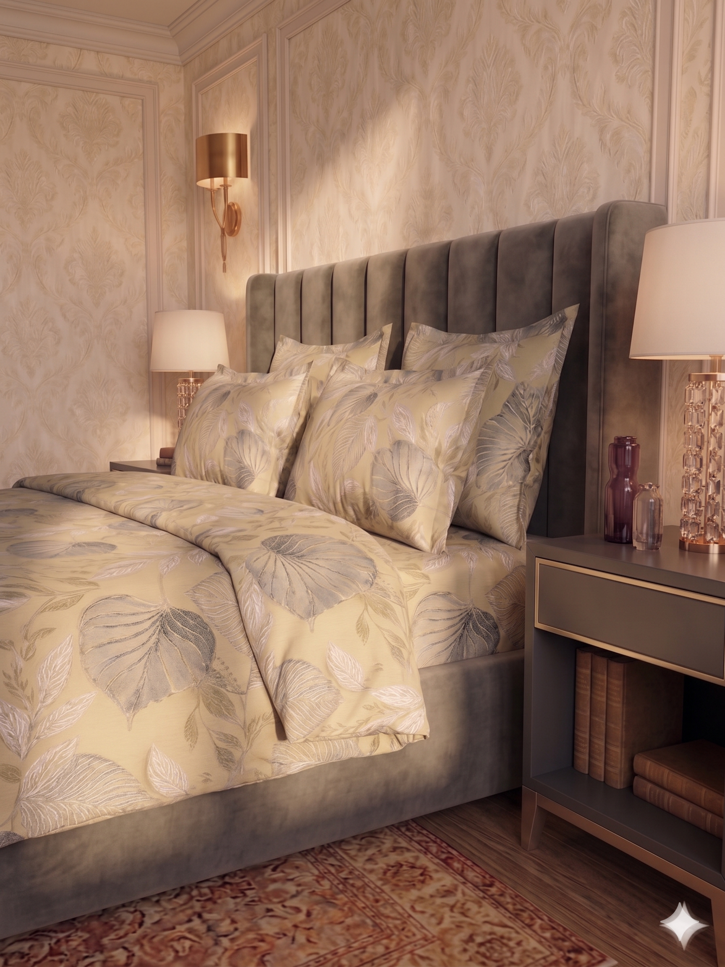 Autumn Serenity - Flat Print Bedsheet