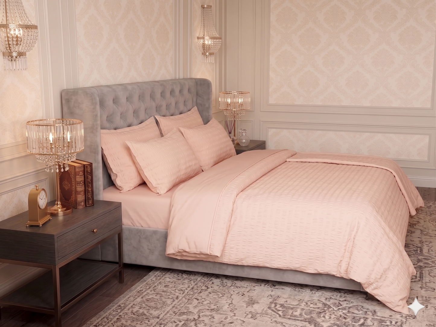 Ballet Blush - Cotton Duvet Set - 6pcs
