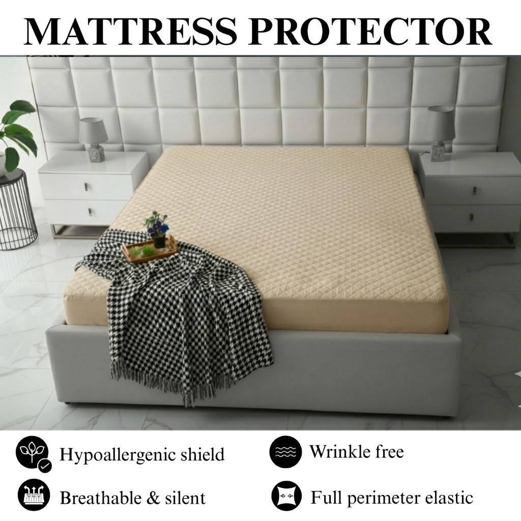 Mattress Protector - Golden Birch (same coloured box)