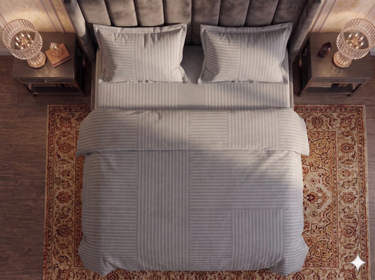 Linear Edge - Flat Print Bedsheet
