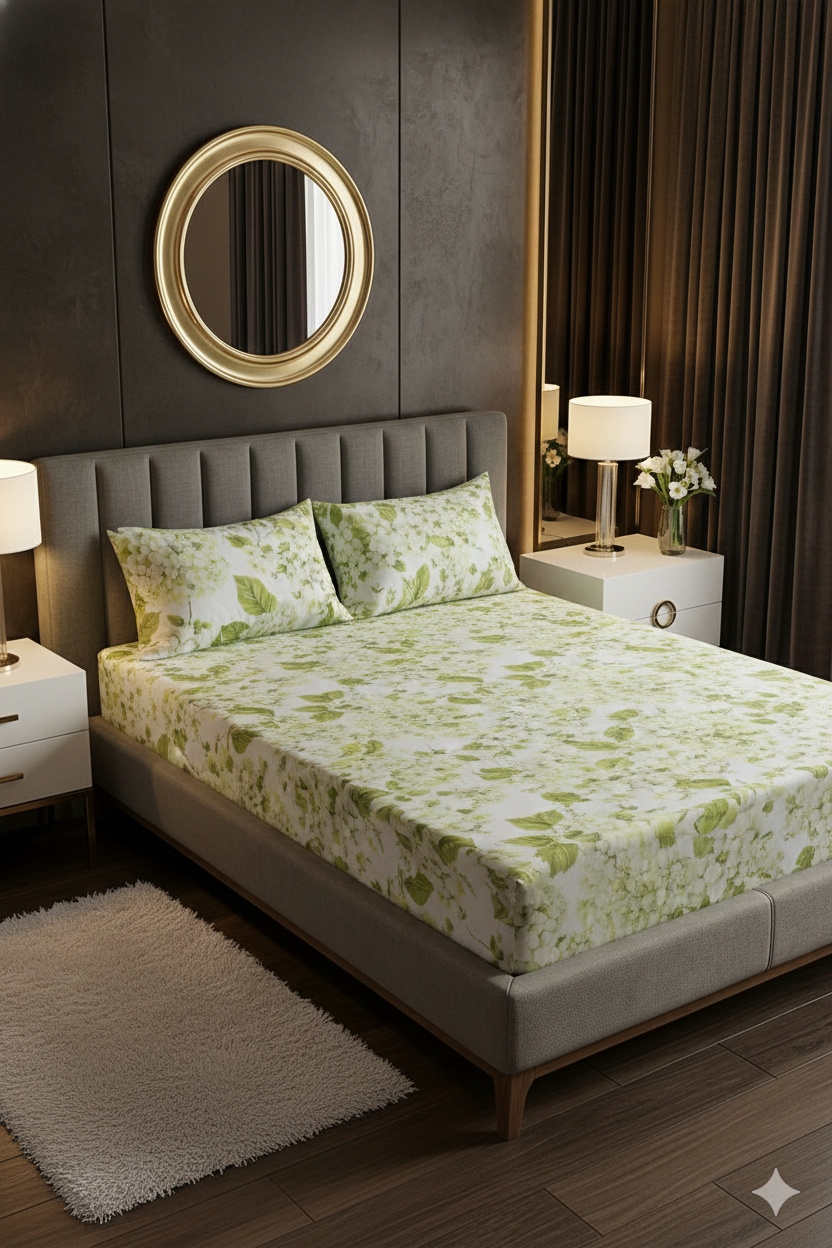 Garden Fresh - Fitted Print Bedsheet