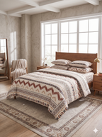 Nomad Lines - Flat Print Bedsheet