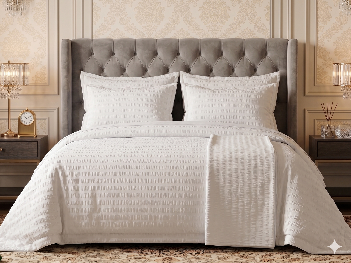 Snow Luxe - Cotton Duvet Set - 6pcs